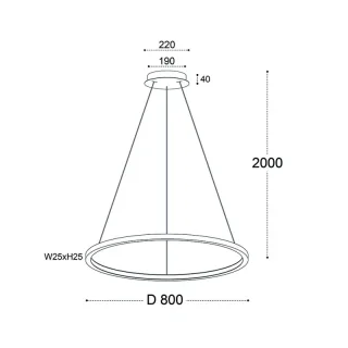 Подвесной светильник ITALLINE IT013-6028 gold 3000K
