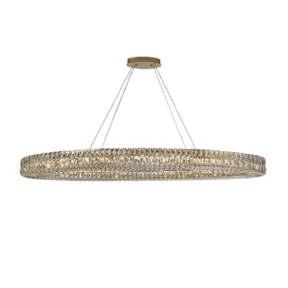 Подвесная люстра Newport 8550/160 C oval gold polished