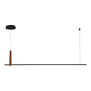 SL6131.403.24 Светильник подвесной ST-Luce Черный/Черный, Терракотовый LED 124W 4000K