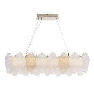 SL6135.233.01 Светильник подвесной ST-Luce золото/прозрачный, янтарный LED 1*24W 3000K