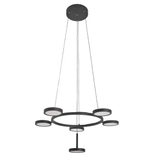 Светильник подвесной Crystal Lux CLT 027C6 D700 BL