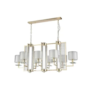 Люстра NICOLAS SP8 L1000 GOLD/WHITE