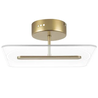 738043 Люстра ACRILE 14W LED 1236LM 120G ЗОЛОТО 3000K