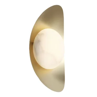 SL6229.201.01 Светильник настенный ST-Luce Золотистый/Алебастр LED 17W 3000K