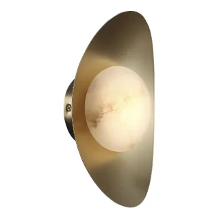 SL6229.211.01 Светильник настенный ST-Luce Золотистый/Алебастр LED 17W 3000K