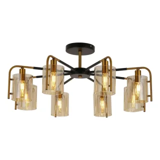 Escada 671/8P E14*40W Black/Gold