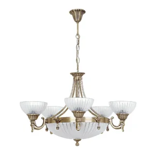 Подвесная люстра Kink Light Кристалл классика 2067/5+3 Antik