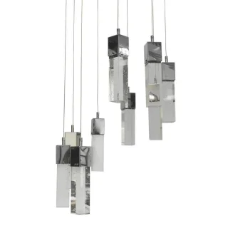 08510-9A(4000К) Подвес Аква хром w50 h130 PowerLed 45W (4000К)