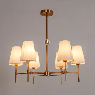 Люстра на штанге Arte lamp DANIELLA A4104LM-6PB