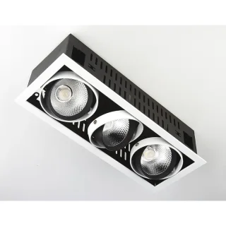 Влагозащищенный светильник Ambrella Light T813 BK/CH 3*12W 4200K