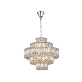 Подвесная люстра Newport 8459+6/C chrome