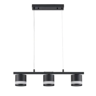 8240/3 COMFI LN25 черный, металл/акрил Светильник подвесной LED GX53 3*7W 220V LANIKA