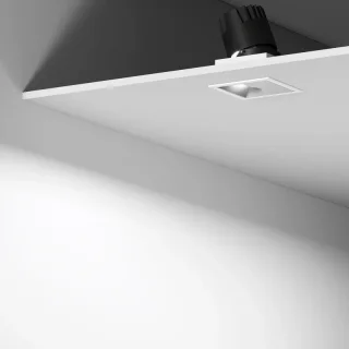 Встраиваемый светильник Elektrostandard 25091/LED 10W 4000K белый/хром