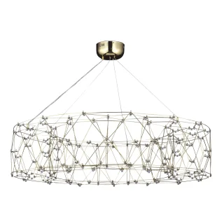 SL6602.203.72 Светильник подвесной ST-Luce Золотистый/Прозрачный LED 1*72W 4000K
