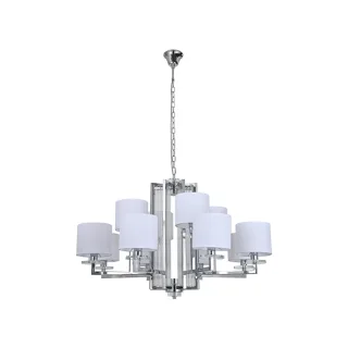 Подвесная люстра Newport 35408+4/C chrome без абажуров