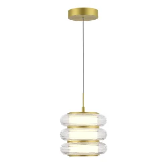 SL6239.203.03 Светильник подвесной ST-Luce золото/прозрачный LED 1*16W 3000K