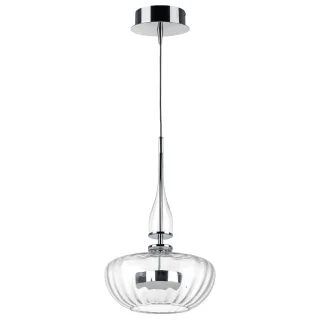 804400 Люстра ASTRA LED 12W 600LM ХРОМ/ПРОЗРАЧНЫЙ 3000K