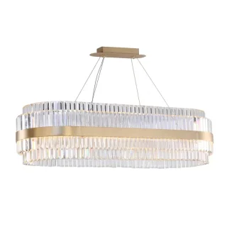 Подвесная люстра Newport 10242/120 oval brass