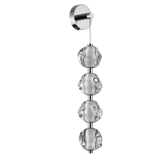 5084/17WL L-VISION ODL25 хром/прозрачный/металл/акрил Бра LED 17W 4000K 850Лм JEMSTONE