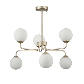 SLE106203-06 Светильник подвесной ST-Luce Золотистый/Белый G9 LED 6*5W