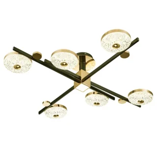 Escada 10219/6 LED*78W Black/Gold