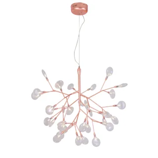 Светильник подвесной Crystal Lux EVITA SP36 COPPER/TRANSPARENT