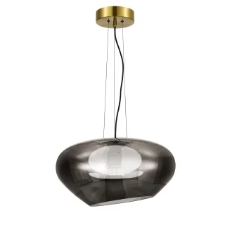 SL6019.313.01 Светильник подвесной ST-Luce Латунь/Дымчатый, Белый LED 120W 3000K