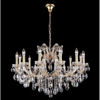 Подвесная люстра Crystal Lux Hollywood SP12 Gold