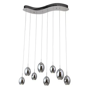 08024 Подвес Метеорит хром w70*30 h120 Led 24W (4000K)