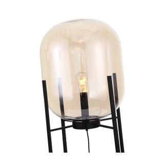 SL1050.525.01 Торшер ST-Luce Черный/Коньячный E27 1*40W (из 2-х коробок)