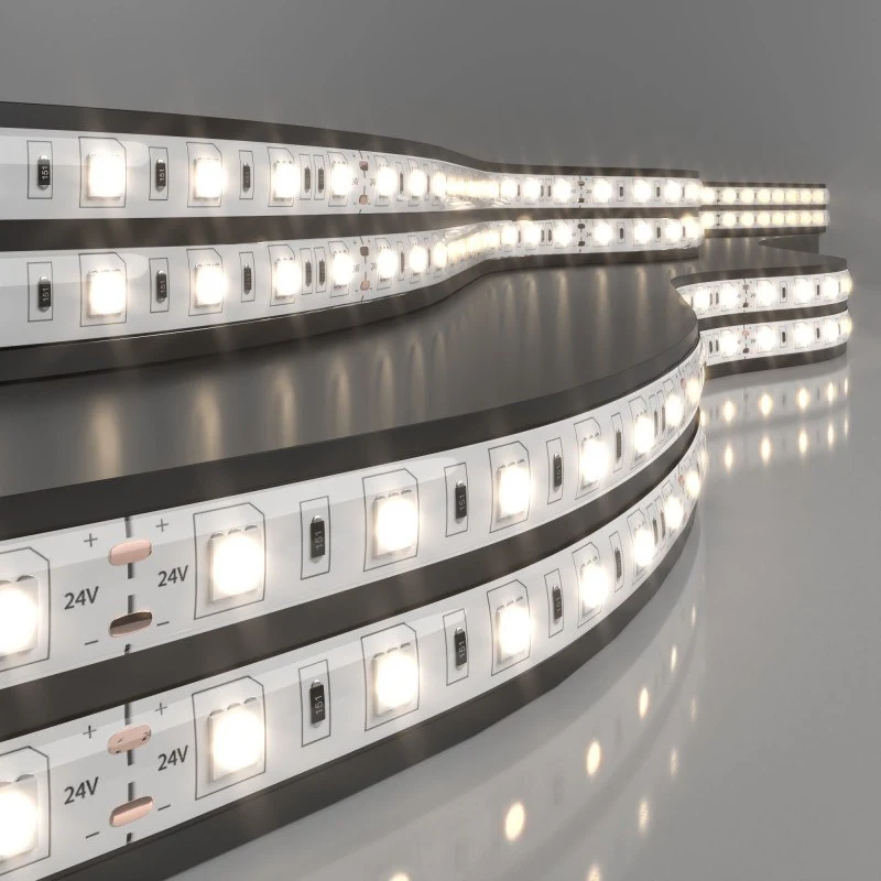 Лента Elektrostandard 5050 24V 60Led 14,4W IP65 / тёплый белый