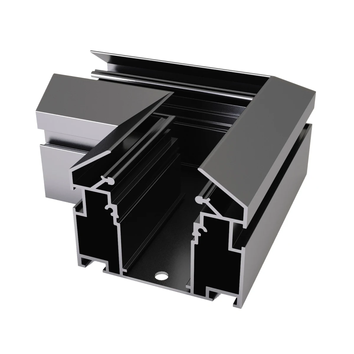ST046.199.00.1 Угловой соединитель ST-Luce Черный СКАЙЛАЙН 220V