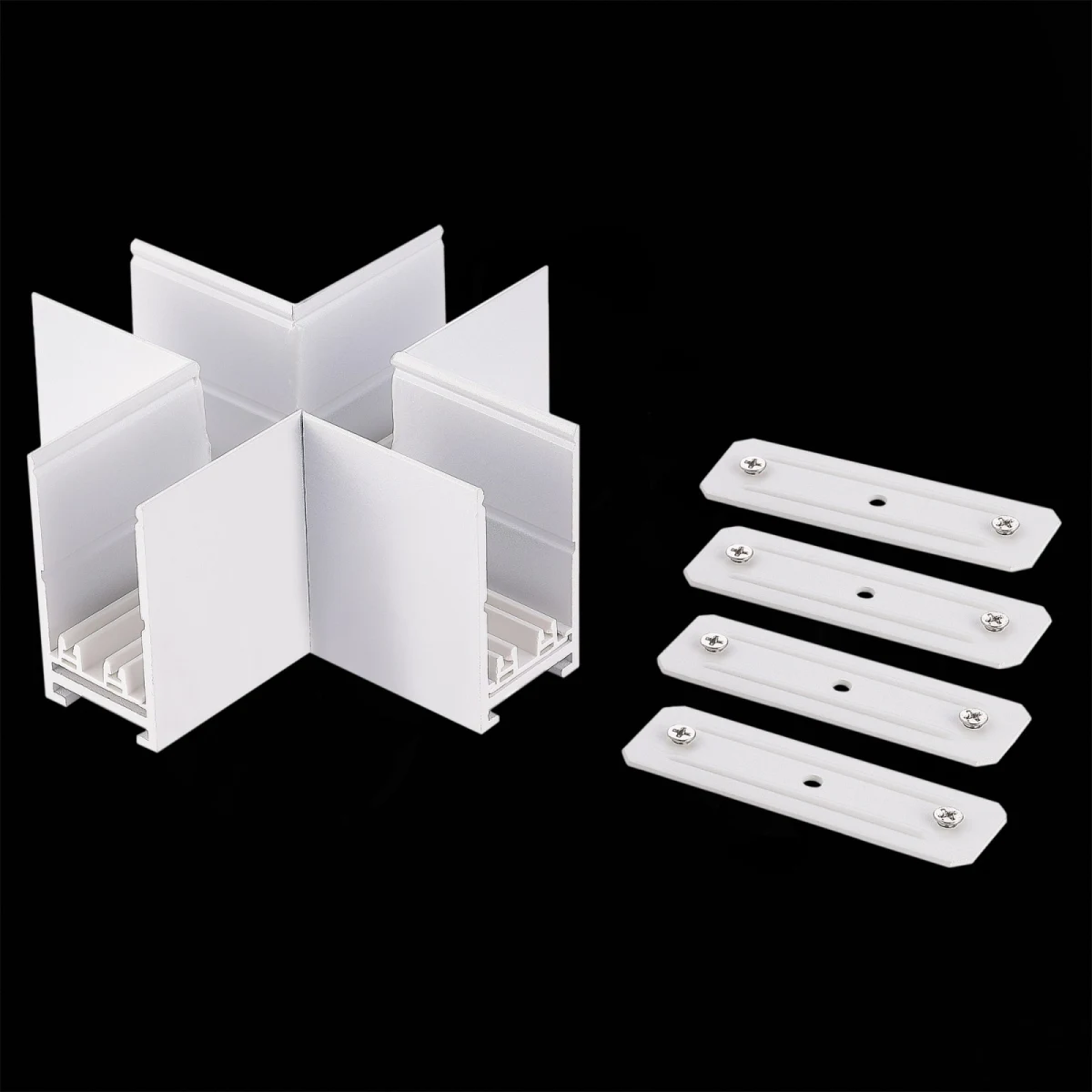 ST015.522.21Н X-образный соединитель Skyline 220 ST-Luce Белый СКАЙЛАЙН 220V