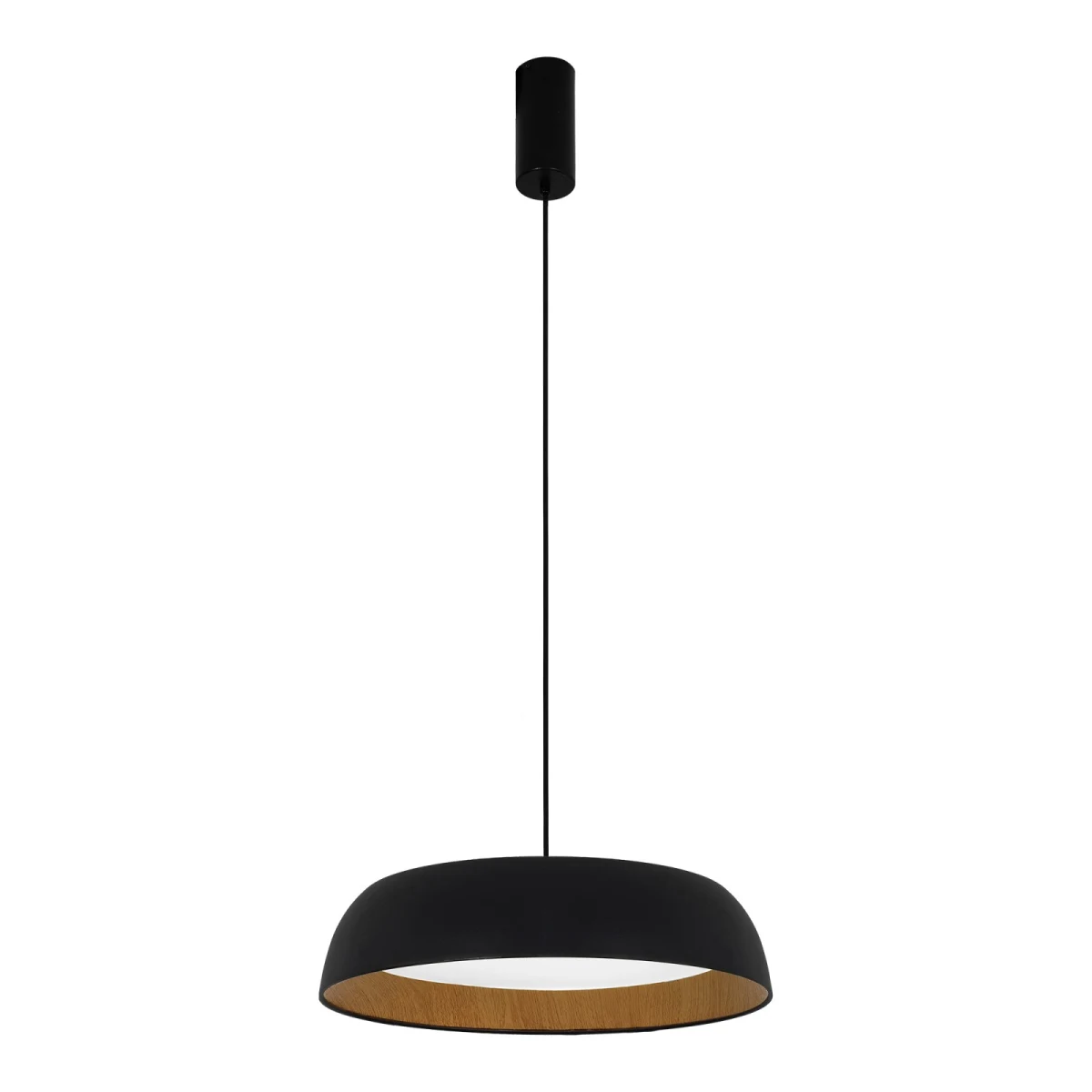 SLE1812-403-01 Светильник подвесной Черный, Древесный/белая LED 1*30W 4000K МЬЮЗЕ