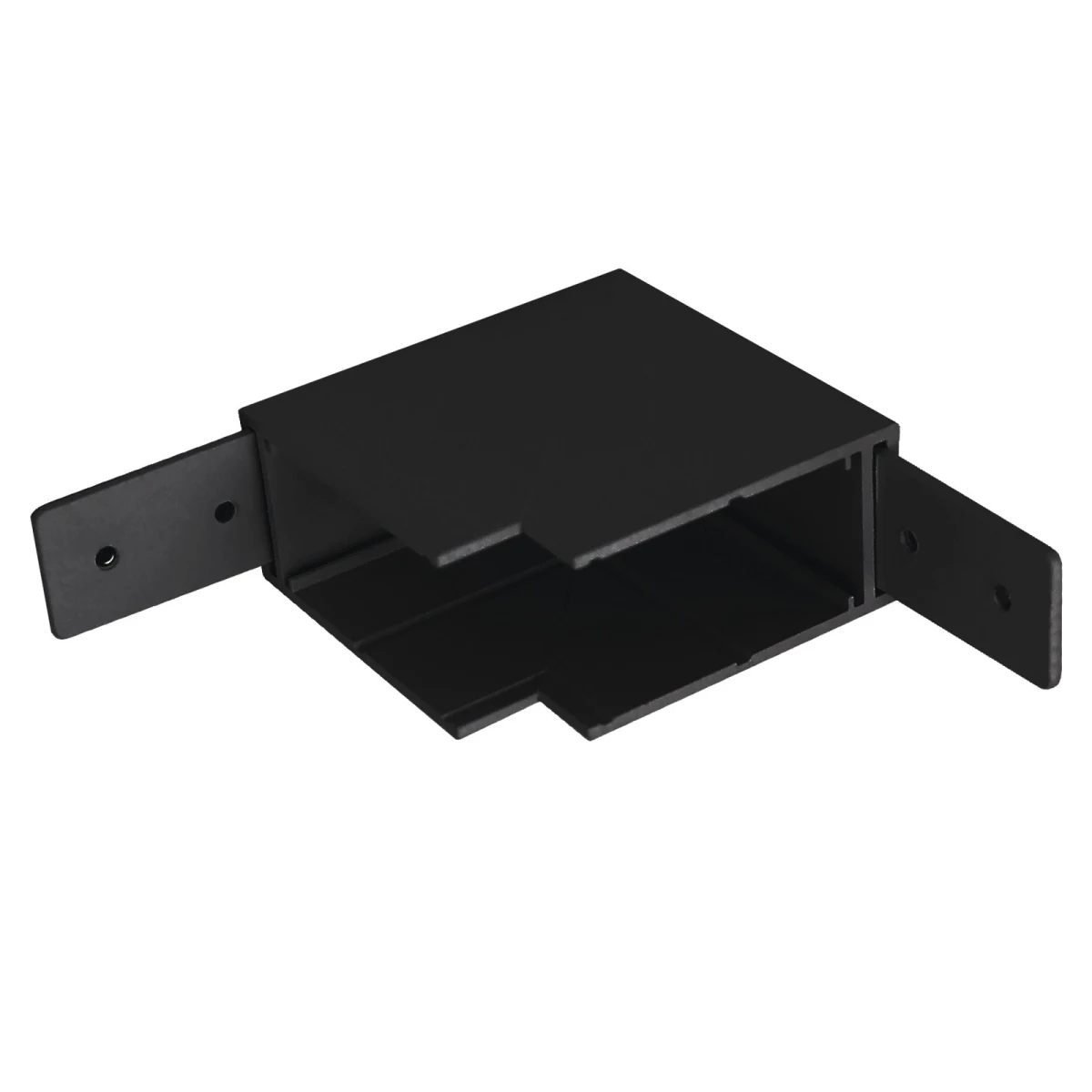 Соединитель PRO L-образный вертикальный Teta Lightstar, черный 505137-ALU