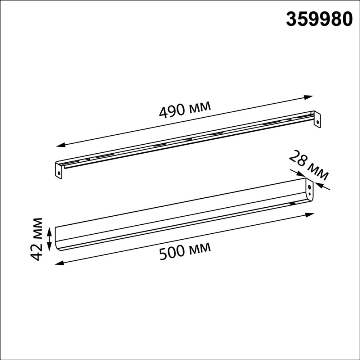359980 KONST NT26 091 черный Коробка для драйвера IP20 GLAT