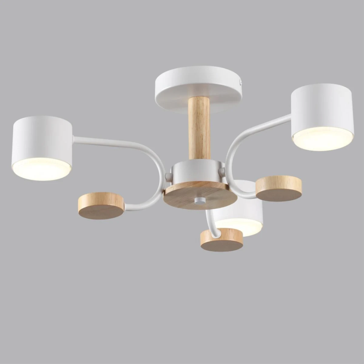 8157/3C COMFI LN 000 белый, дерево/металл/пластик Светильник потолочный LED GX53 3*9W 220V LILITA