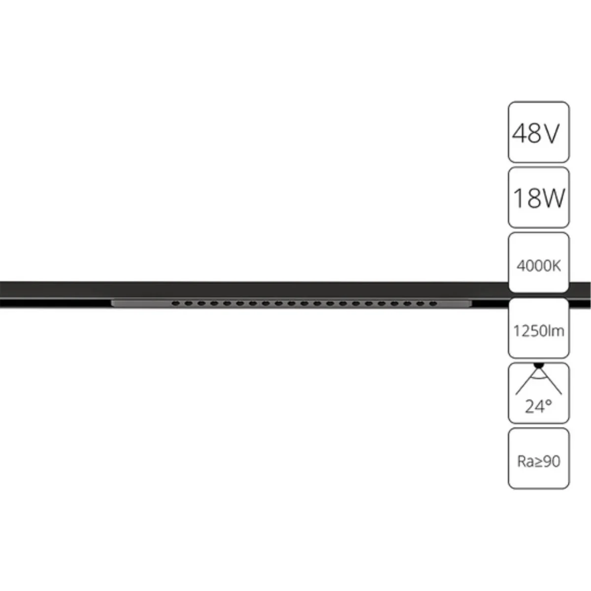 Магнитный трековый светильник Arte Lamp OPTIMA A7267PL-1BK