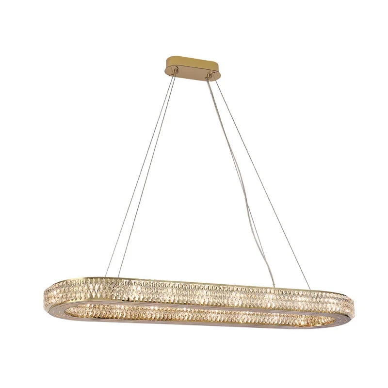 Подвесная люстра Newport 8560/100 C oval gold polished