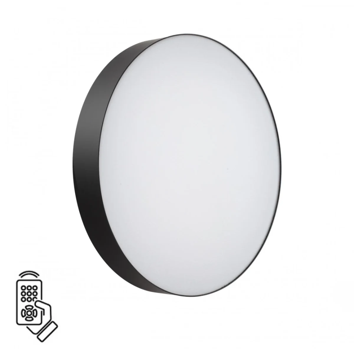 СОНЕКС 7780/EL BASICA SN 000 Светильник пластик/белый/черный LED 70Вт 3000-6000К D490 IP43 пульт ДУ 