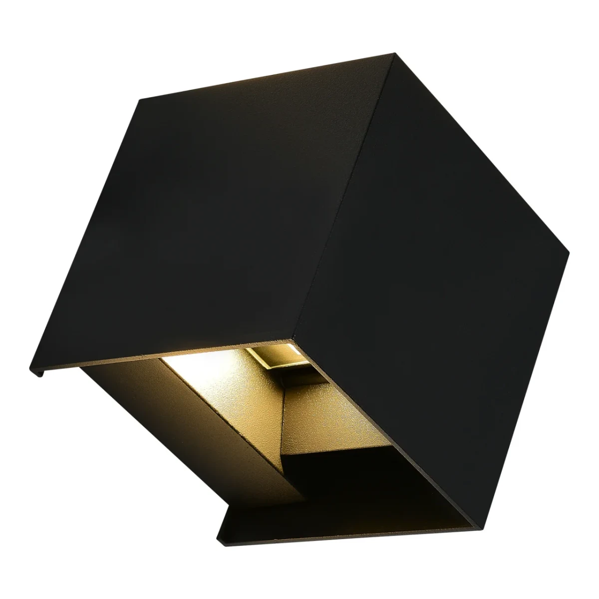 SL9513.401.01 Светильник уличный настенный ST-Luce черный/черный LED 1*10W 2700K