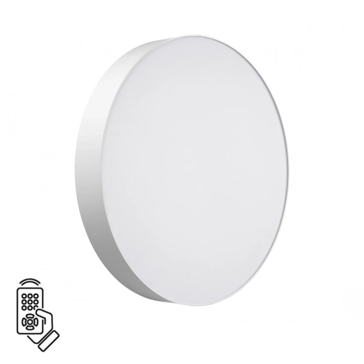 СОНЕКС 7779/EL BASICA SN 000 Светильник пластик/белый LED 70Вт 3000-6000К D490 IP43 пульт ДУ OPTIMA