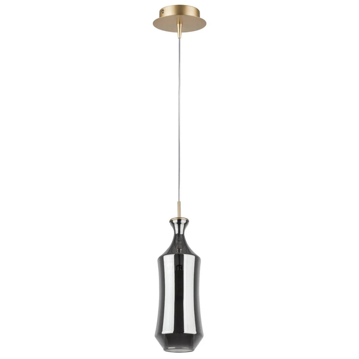 808038 Подвес FORMA 1х10W (led) E14 ШАМПАНЬ/ДЫМЧАТЫЙ