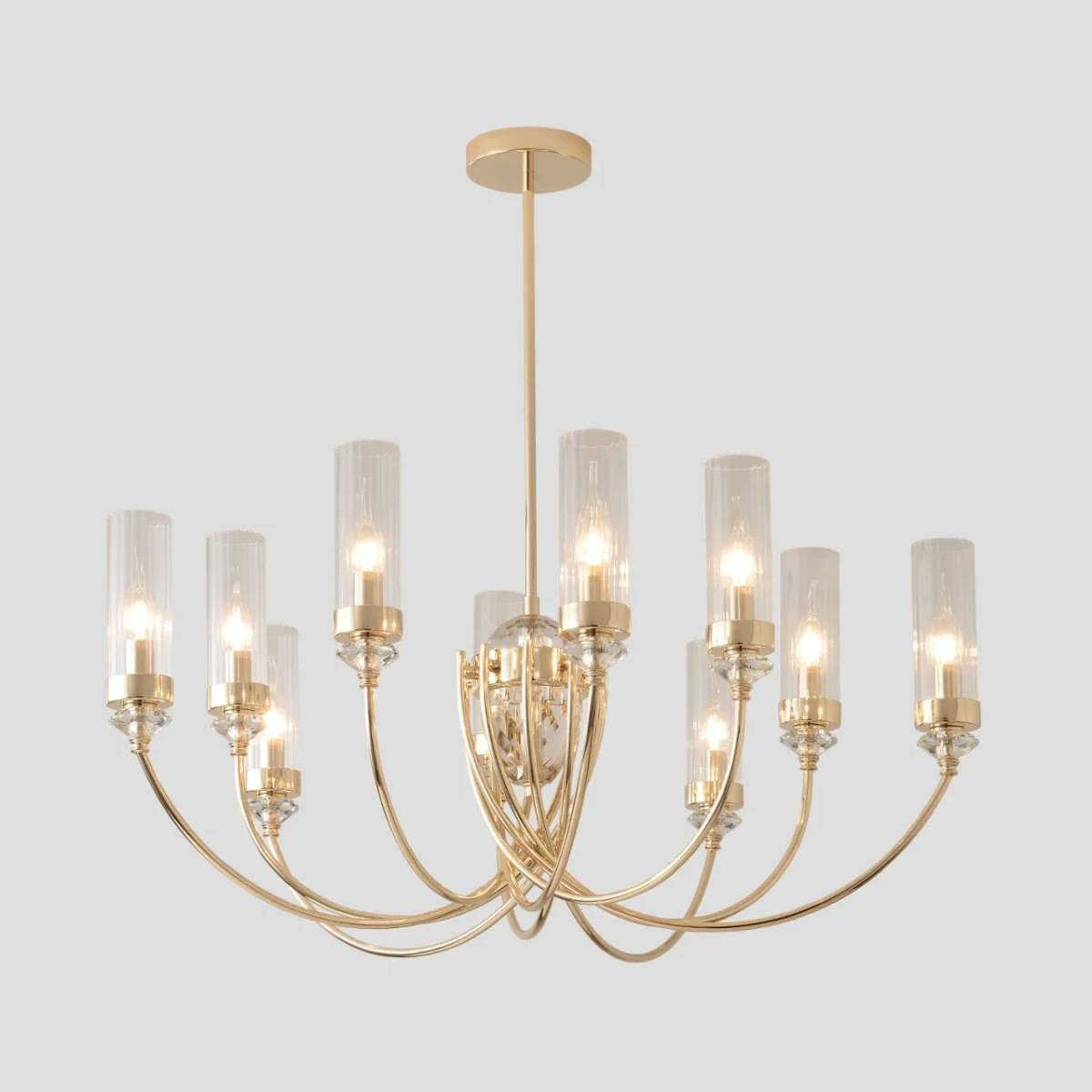 Люстра Crystal Lux SECRET SP10 GOLD