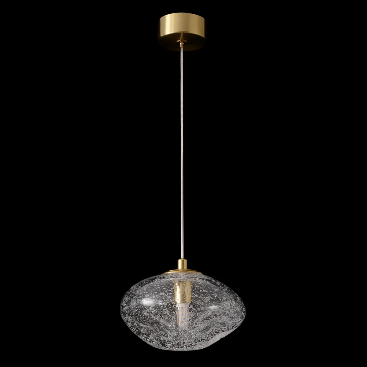 Светильник подвесной Crystal Lux FORMLESS SP1 TRANSPARENT