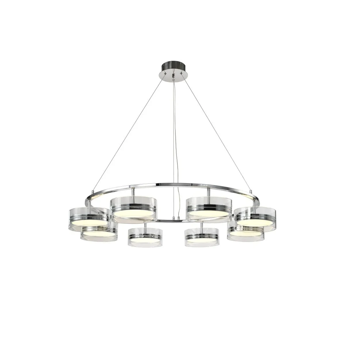 Люстра ZORTES DONUT ZRS.1802.08 Мощность-96Вт Тип лампы: Встроенный  Встроенный LED
