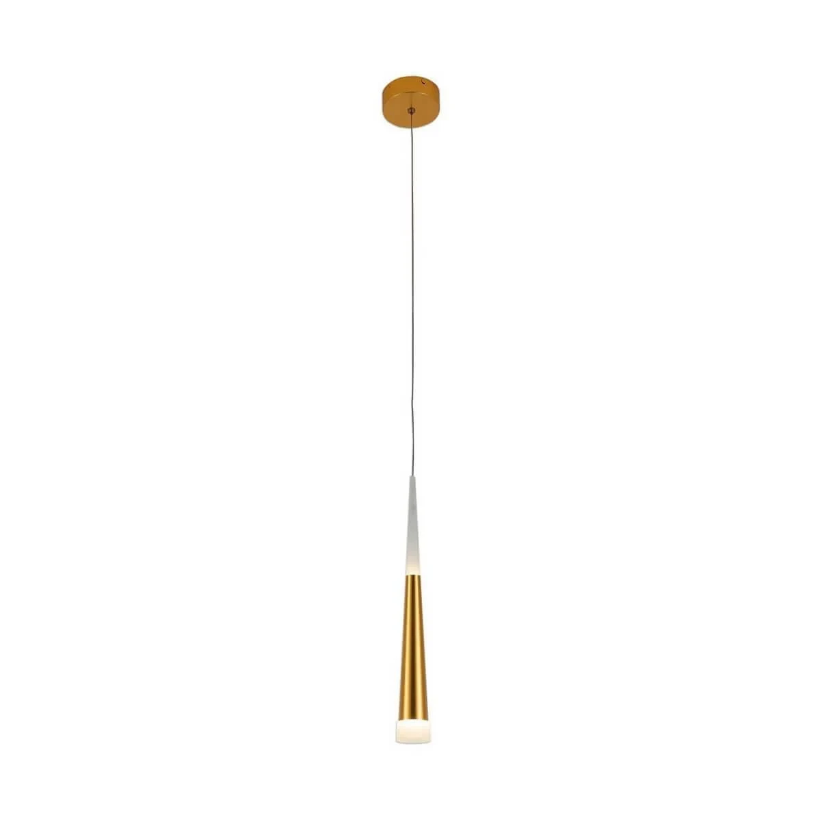 6114-1A,33 Подвес Рэй золото d8 h200 Led 7w (4000K)