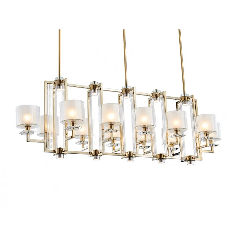 Люстра на штанге Newport 4408+4/S gold