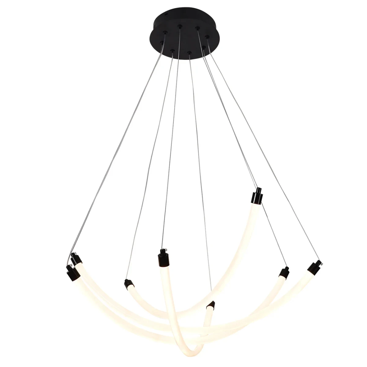 4468-4P, подвесная люстра, D670xH1000/1800, LEDx36W, 3330LM, 3000-6500K, included, remote control