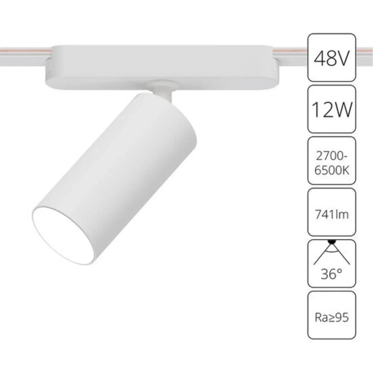 Магнитный трековый светильник Arte Lamp RAPID SMART A2958PL-1WH